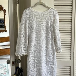 White lily Pulitzer lace dress